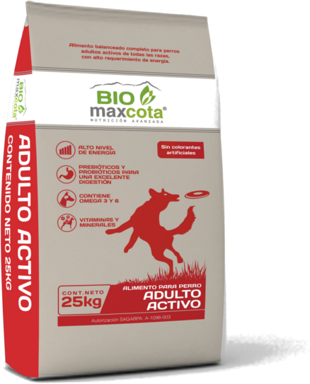 Croquetas Para Perro Adulto Activo 25 KG | BIOMAXCOTA