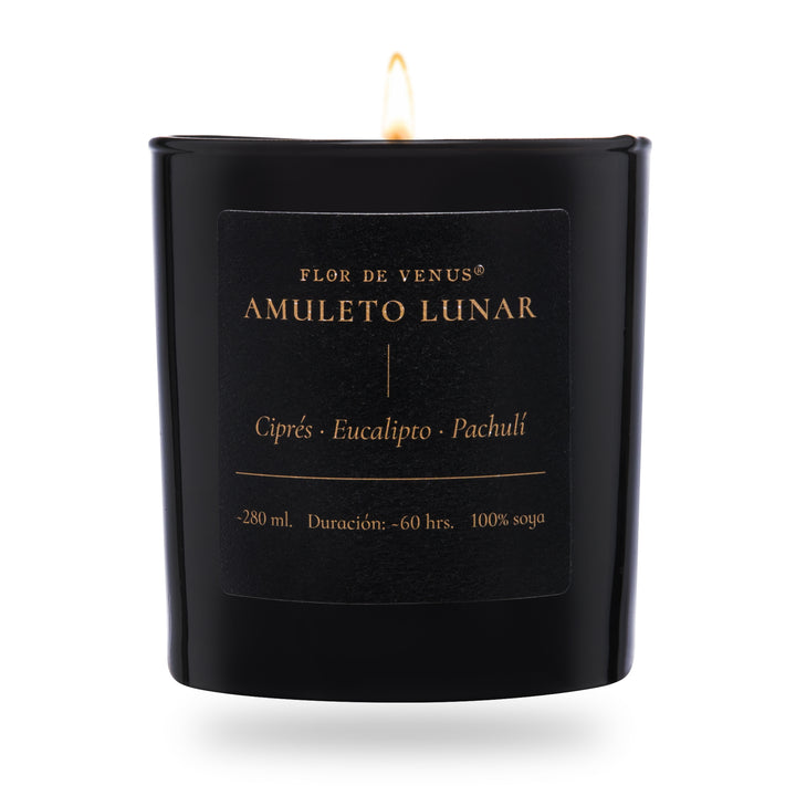 Vela Aromática "Amuleto Lunar" | 280 ML - Flor de Venus