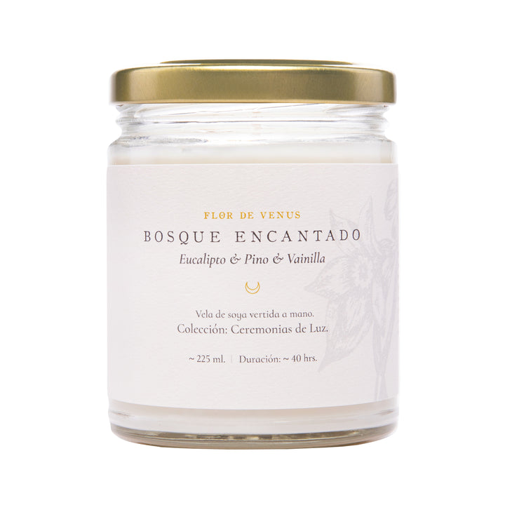 Vela Aromática "Bosque Encantado" | 225 ML - Flor de Venus