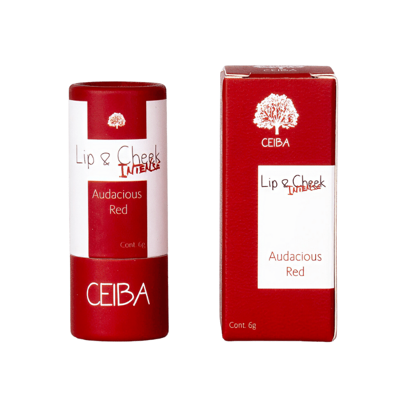 Bálsamo Lip & Cheek Intense Audacious Red 6 GR | CEIBA Essentials