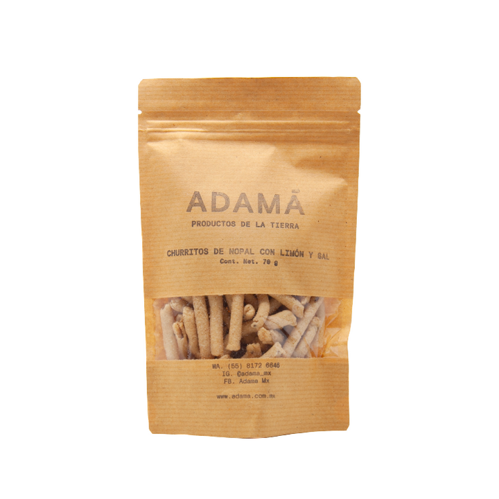 Churritos de Nopal Con Limón 70 GR - ADAMA