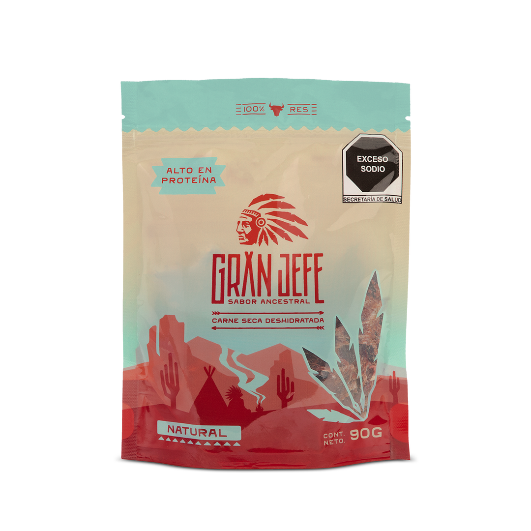 Carne Seca Sabor Natural | 90 GR - Gran Jefe