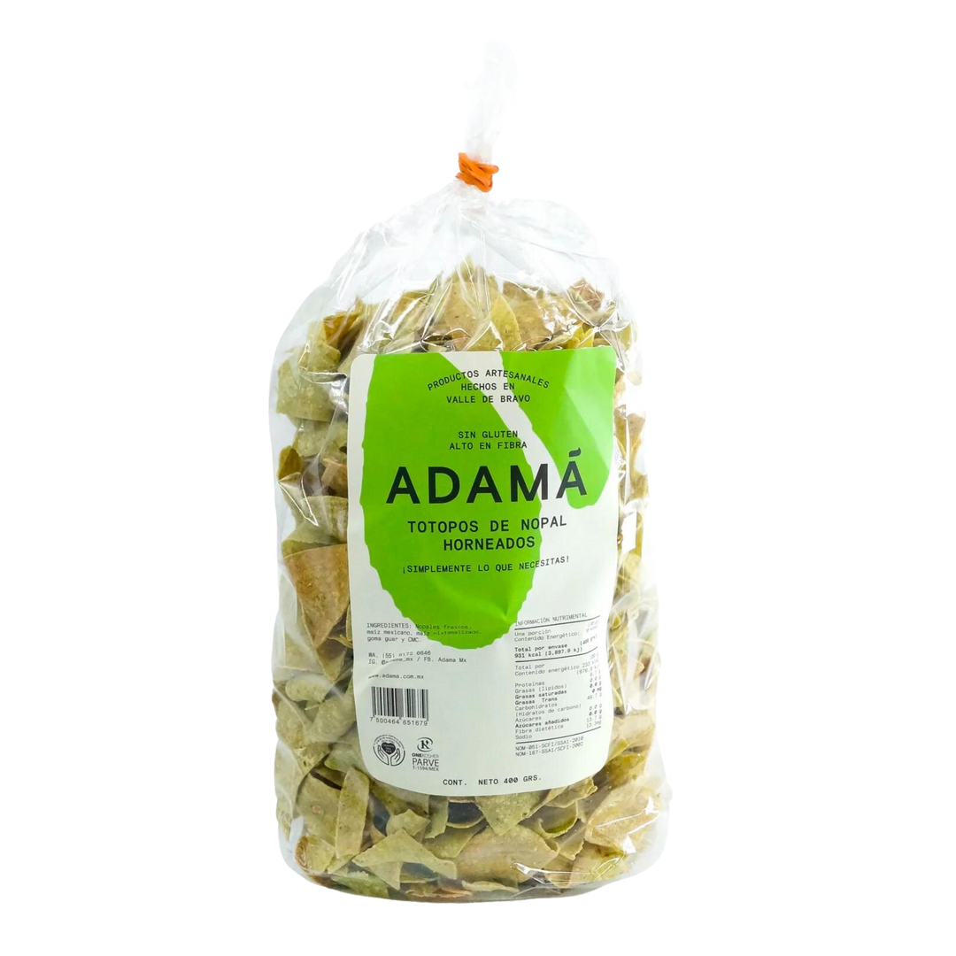 Totopos de Nopal Horneados 400 GR - ADAMÁ