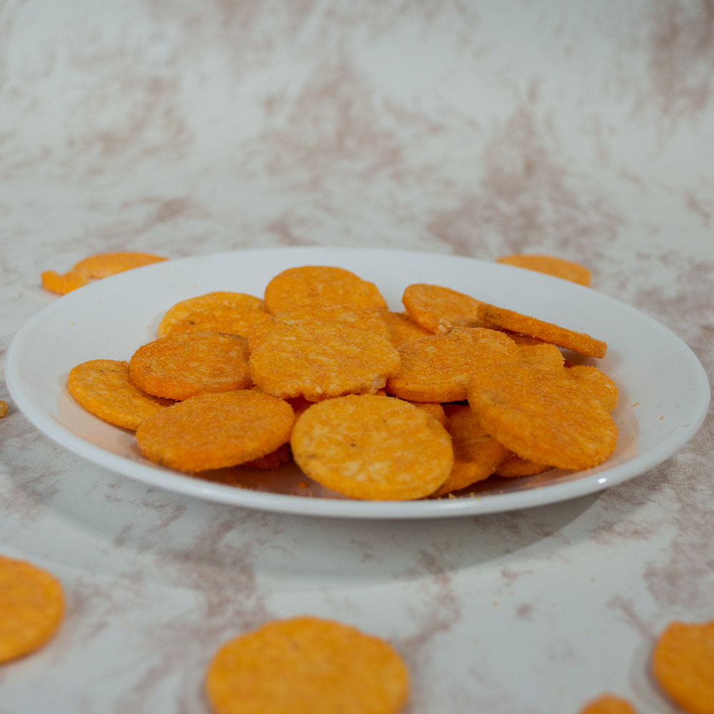 Tostaditas de Arroz con Queso Cheddar Vegano 30 GR | Nutriwell