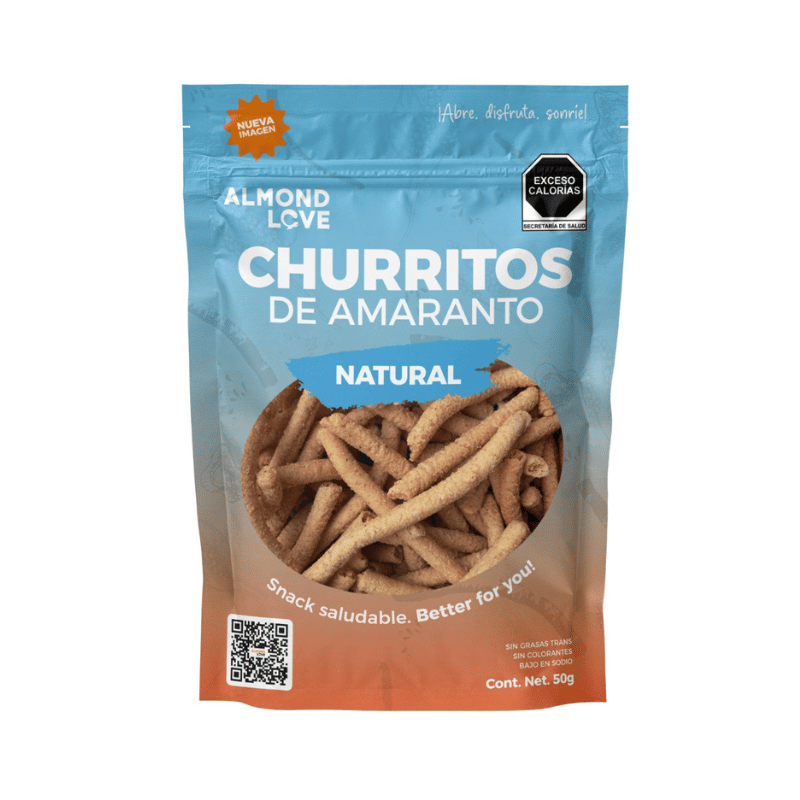 Churritos de Amaranto Naturales 50 GR | Almond Love