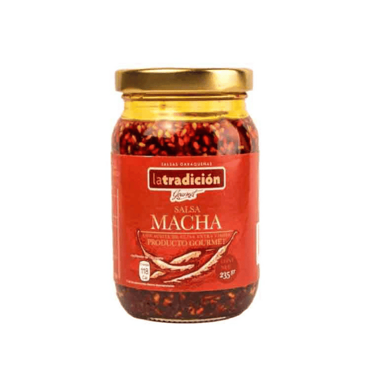 Salsa Macha Con Chapulines, Semillas Y Aceite de Olivo 236 GR | Sabor de Oaxaca