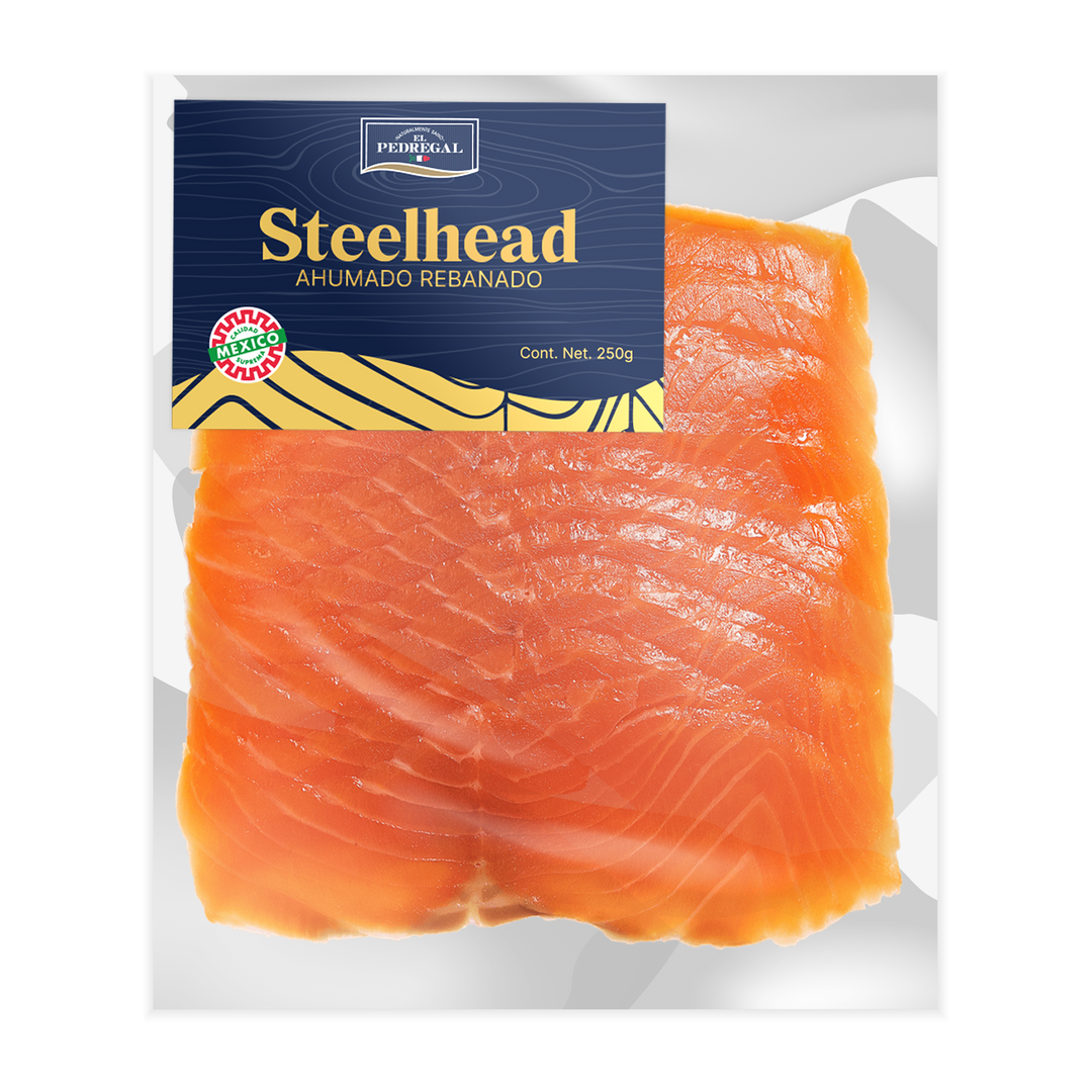 Trucha Steelhead Ahumada Rebanada | El Pedregal (Refrigerado) - Sin Gluten Sin Conservadores Criado en Agua de Manantial